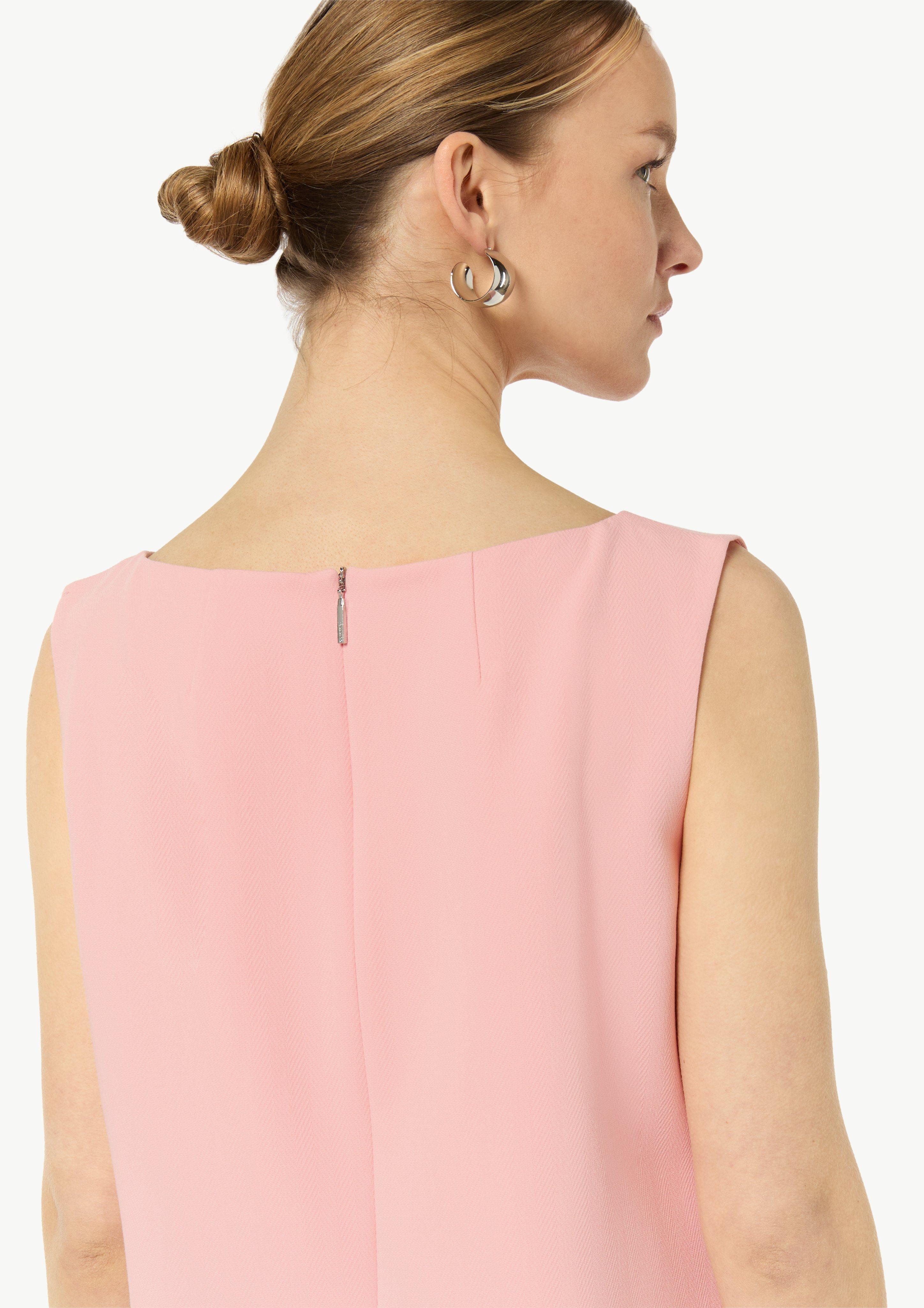Etuikleid mit Herringbone-Struktur - rosa
