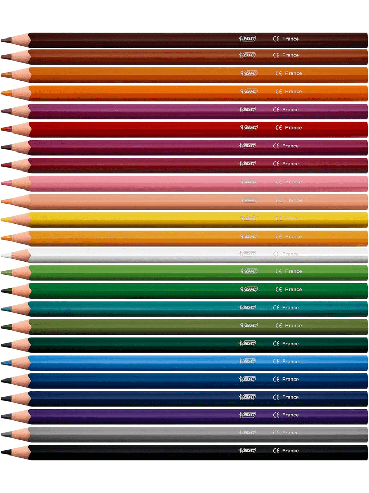 Bic Intensity Buntstifte, Malstifte zum Malen in 24 Farben, im Karton Etui, Bruchsic günstig kaufen onesize