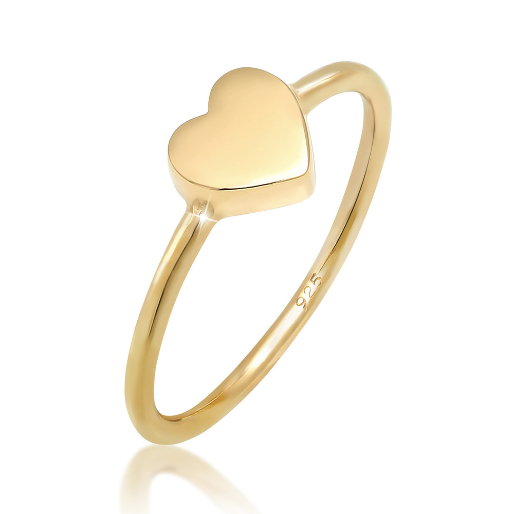 Elli Elli Bague Femme Coeur Amour Filigrane en Argent Sterling 925 Bague
