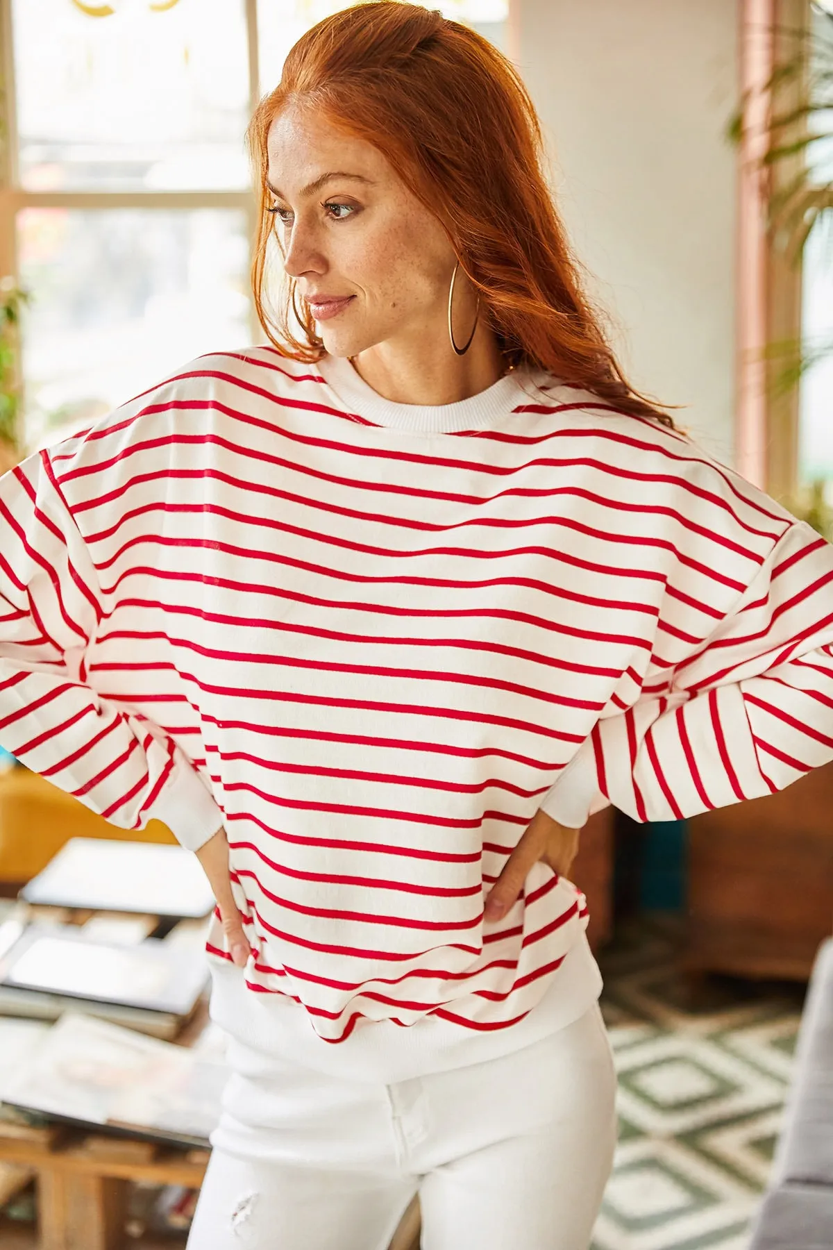 Olalook  Sweatshirt - Mehrfarbig - Oversized