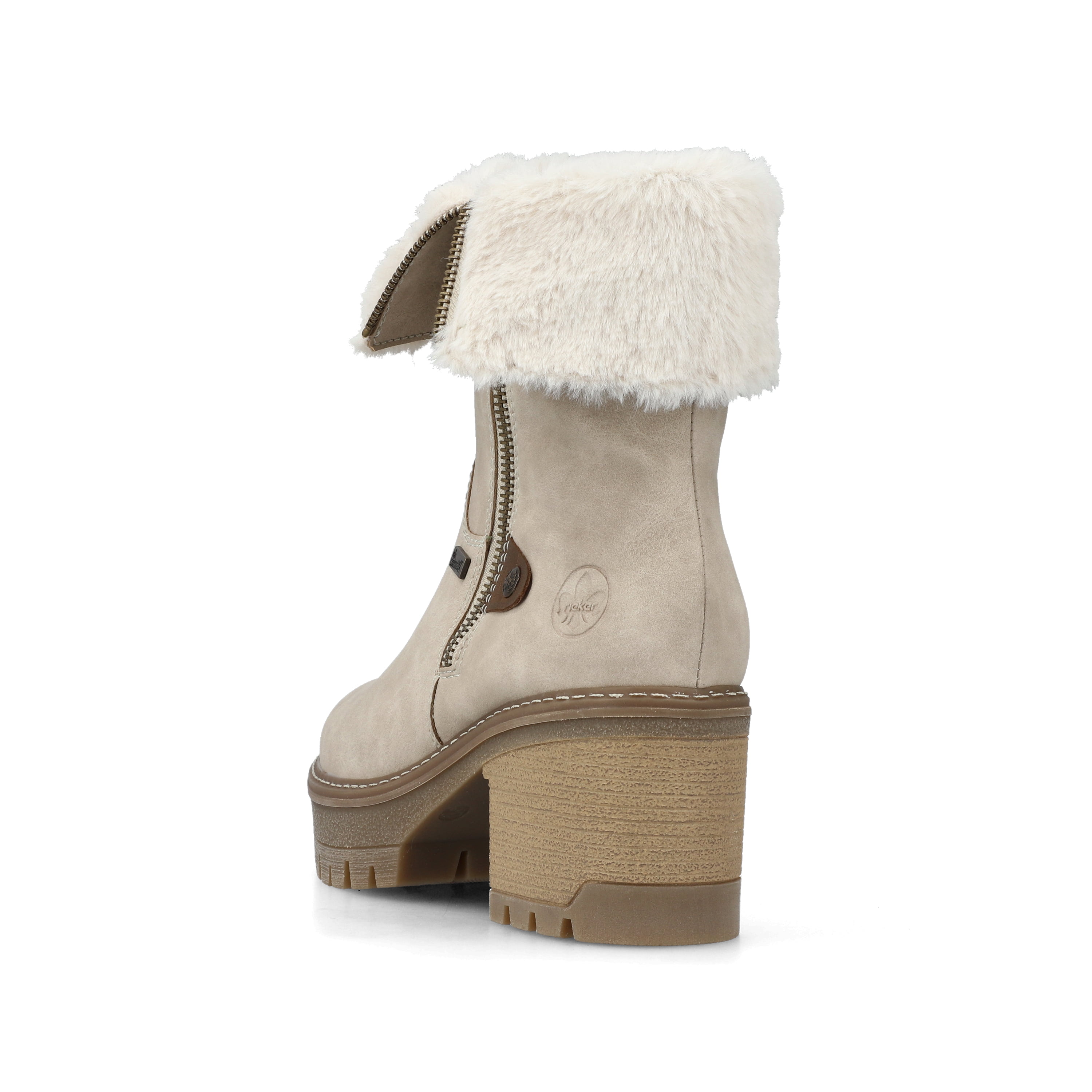 Rieker Damen Kurzstiefel graubeige