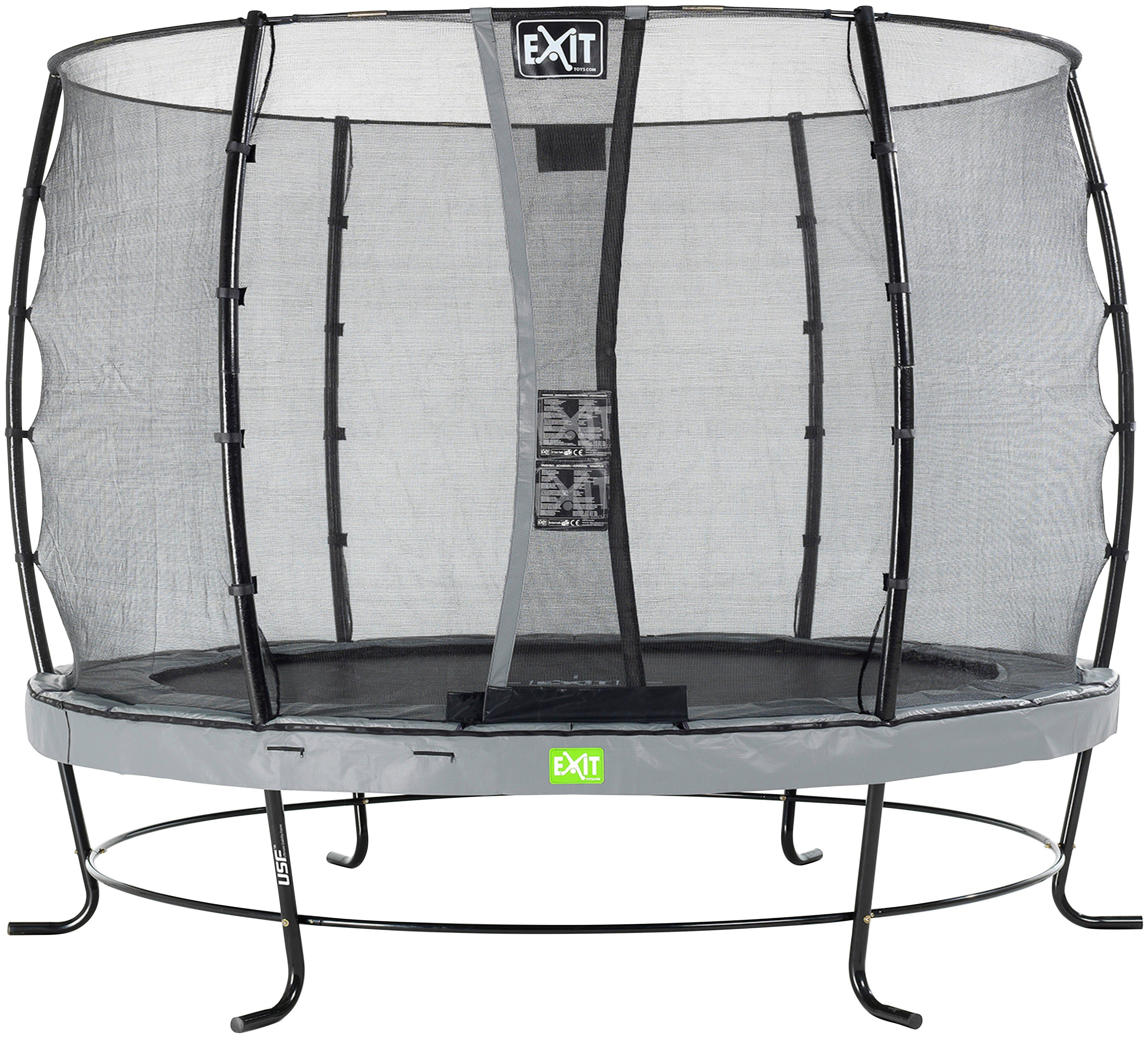 EXIT Gartentrampolin Elegant, Ø 305 cm, mit Economy Sicherheitsnetz
