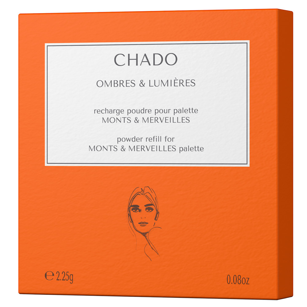CHADO Ombres & Lumières  - chocolat 94 Recharge pour palette de maquillage multifonctions Poudre