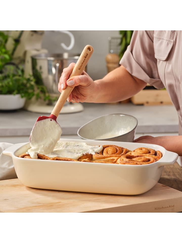 KitchenAid 2tlg. Set: Auflaufform in Creme - 3,8 l günstig kaufen onesize