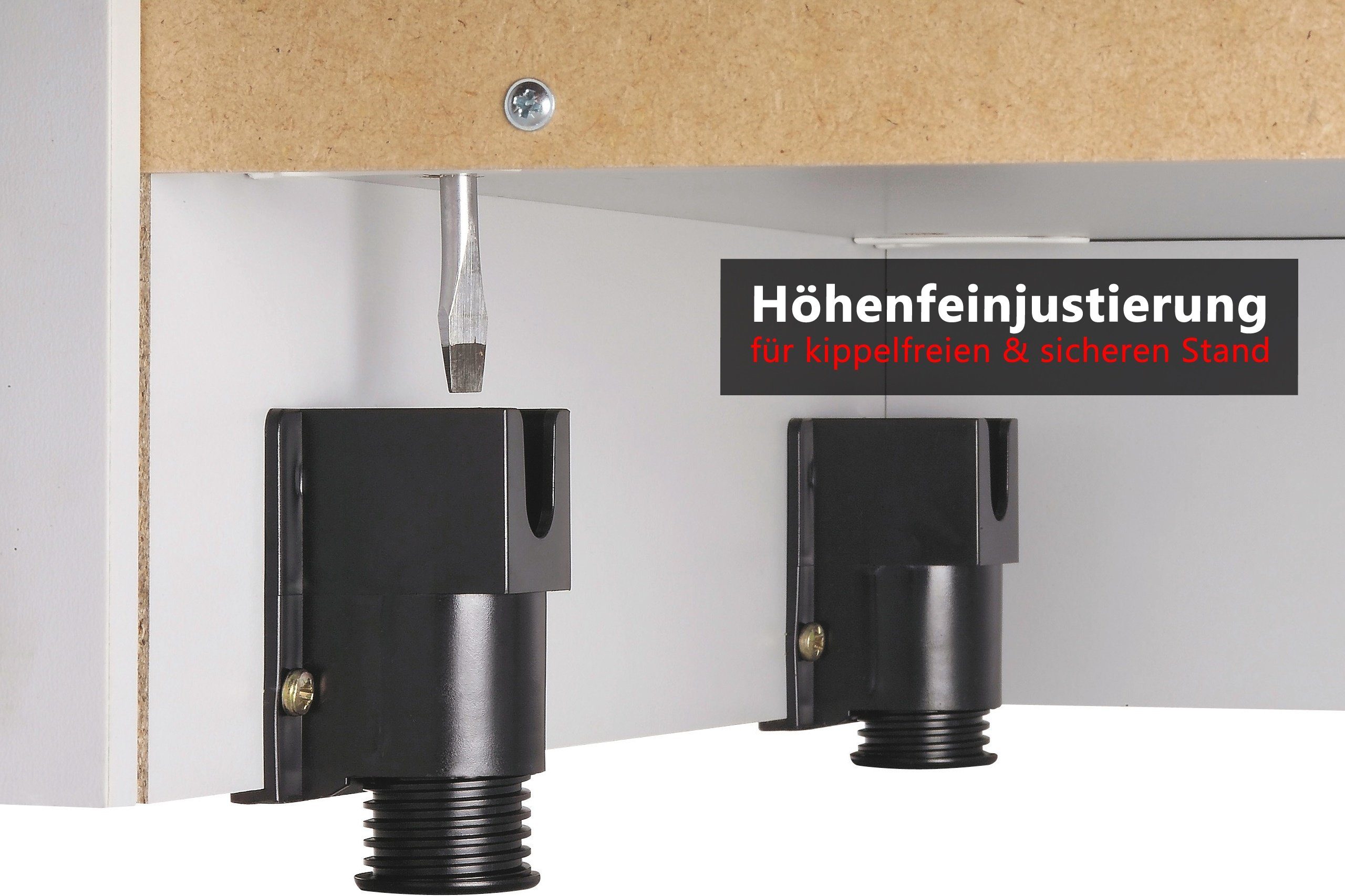 bümö Aktenregal office Regalschrank - 5 Ordnerhöhen, Dekor: Grau