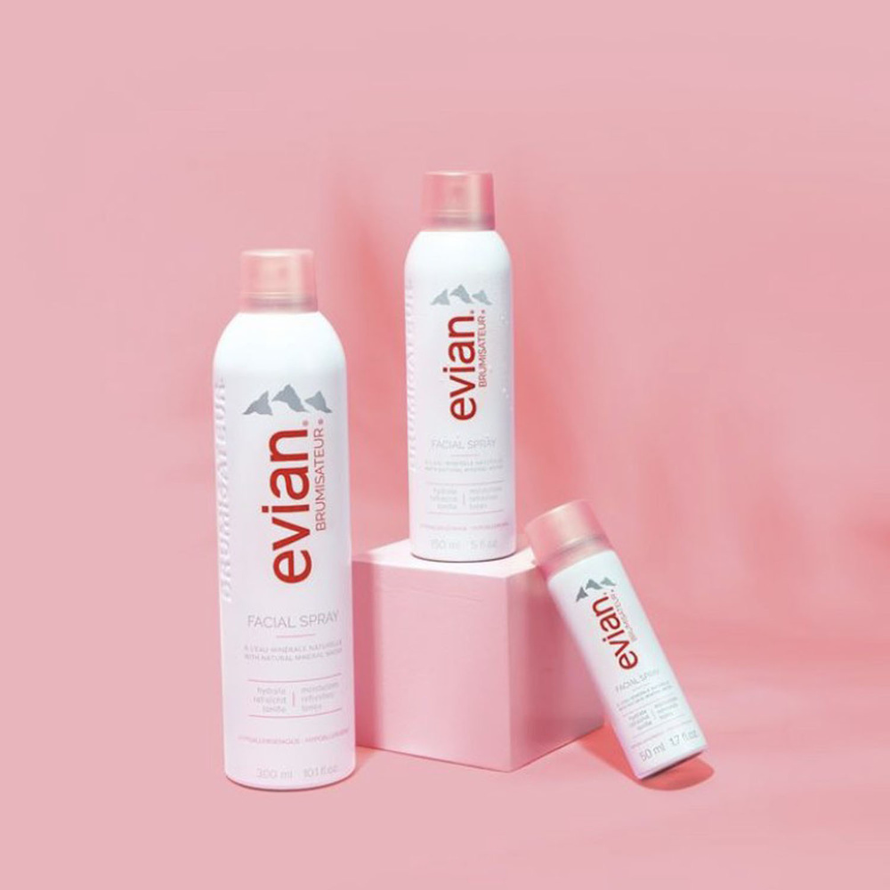 evian Brumisateur® evian® 50ml Spray à l'eau minérale naturelle