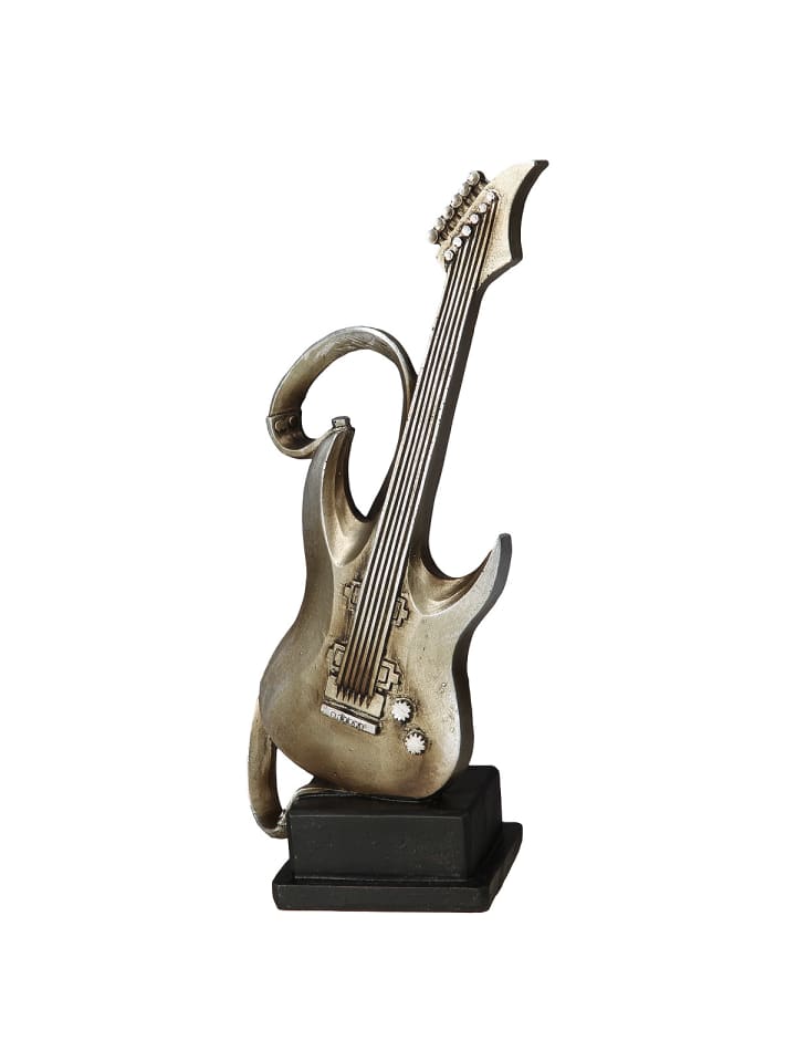 Ambiente Haus Gitarre Figur in Antiksilber -  M günstig kaufen onesize