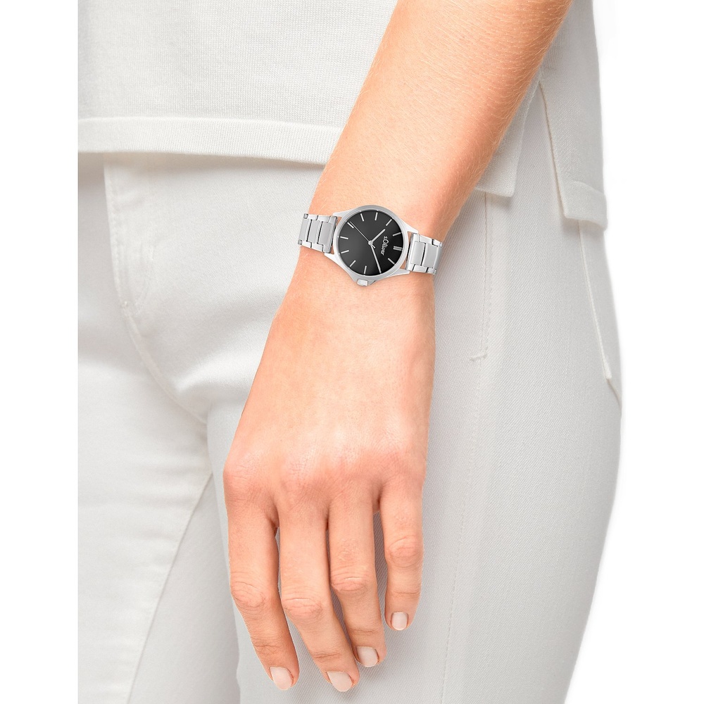 s.Oliver Montre pour femme Acier inoxydable Montre