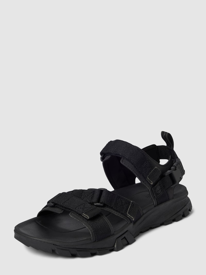 Sandalen mit Klettverschluss Modell 'Garrison' in schwarz