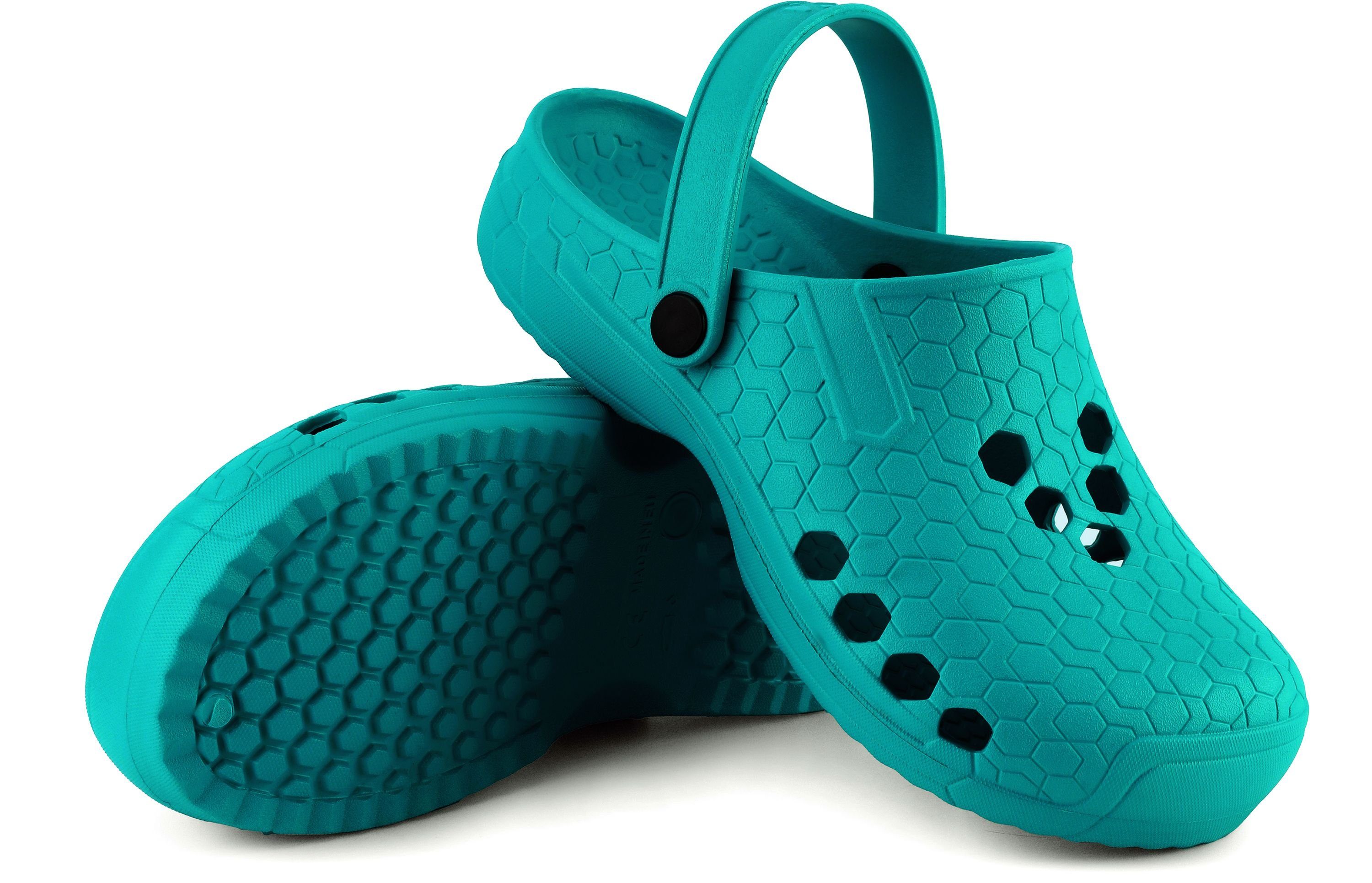 Ladeheid Damen und Herren leichte EVA Clogs Gartenclogs Garten LADW008 Clog