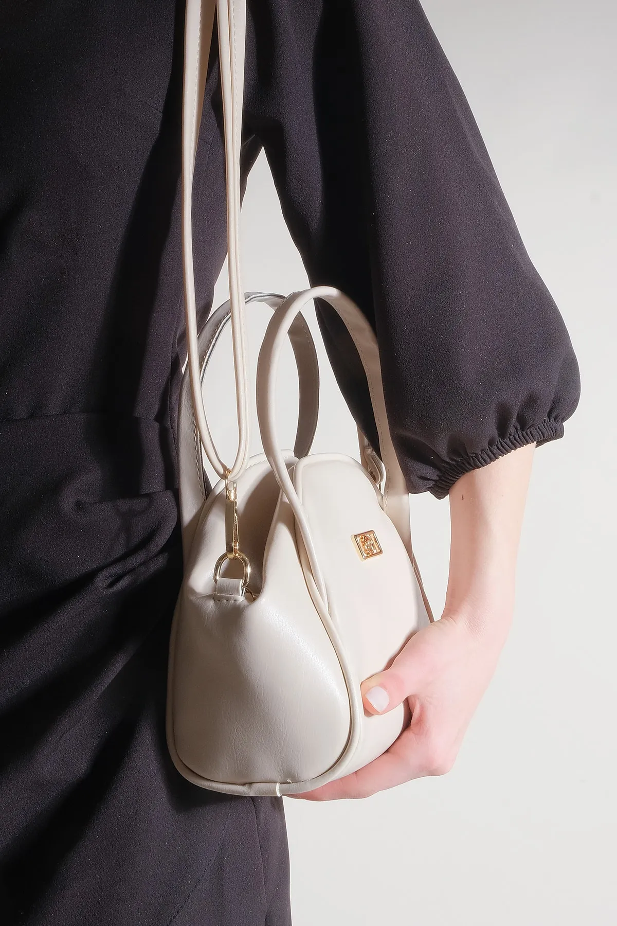 Marjin  Damen-Hand- und Umhängetasche Erges beige