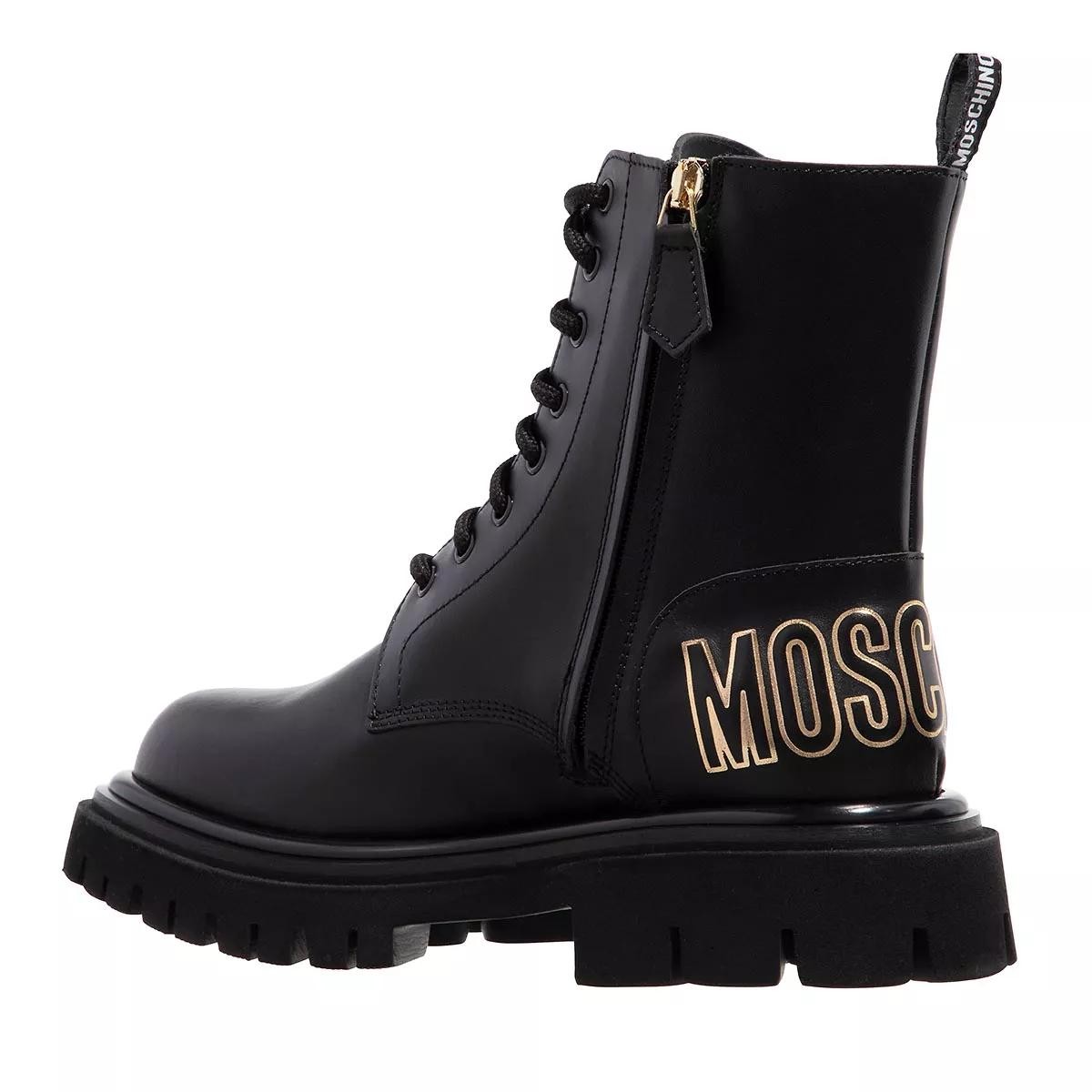 MOSCHINO Stiefeletten schwarz Schnürstiefel