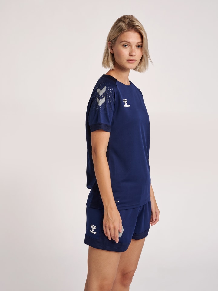 Hummel Hummel T-Shirt Hmllead Damen in MARINE günstig kaufen XS