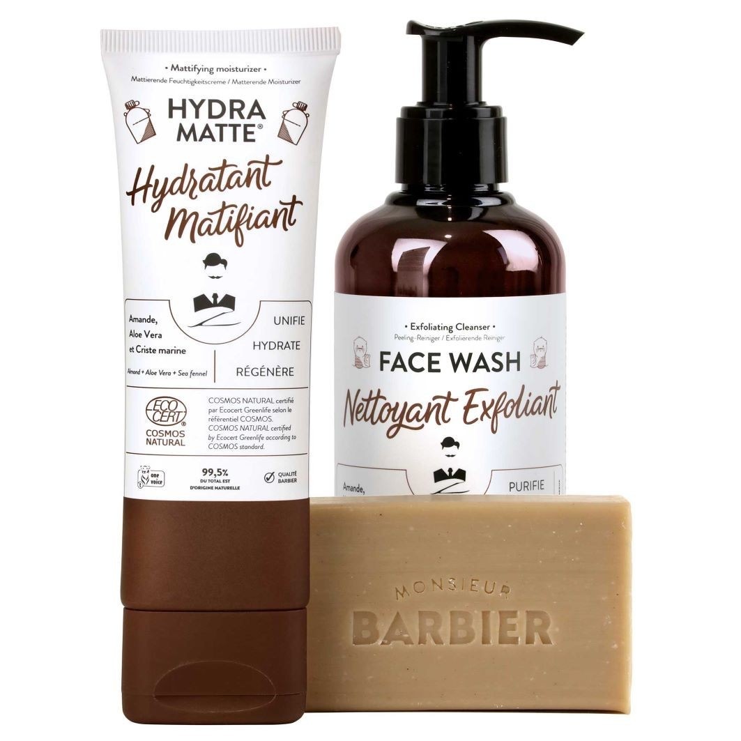 Zestaw do pielęgnacji twarzy Monsieur Barbier – THE HAPPY FACE BOX