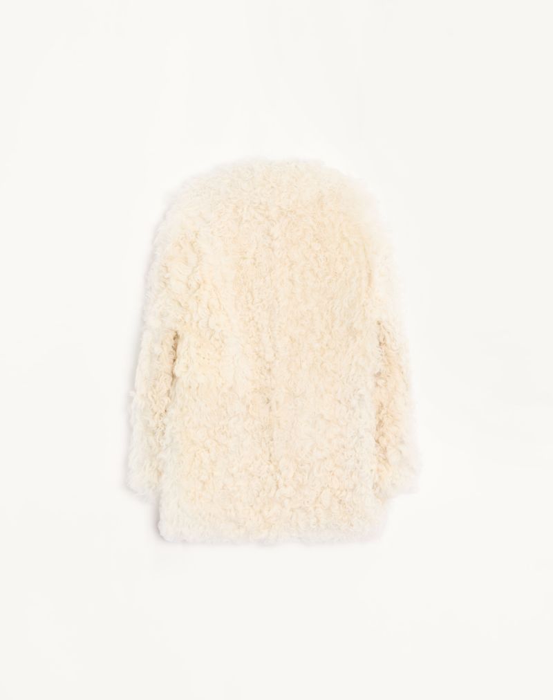 Shearling Caban