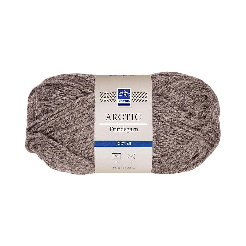 Trysil Arctic fritidsgarn brun melert