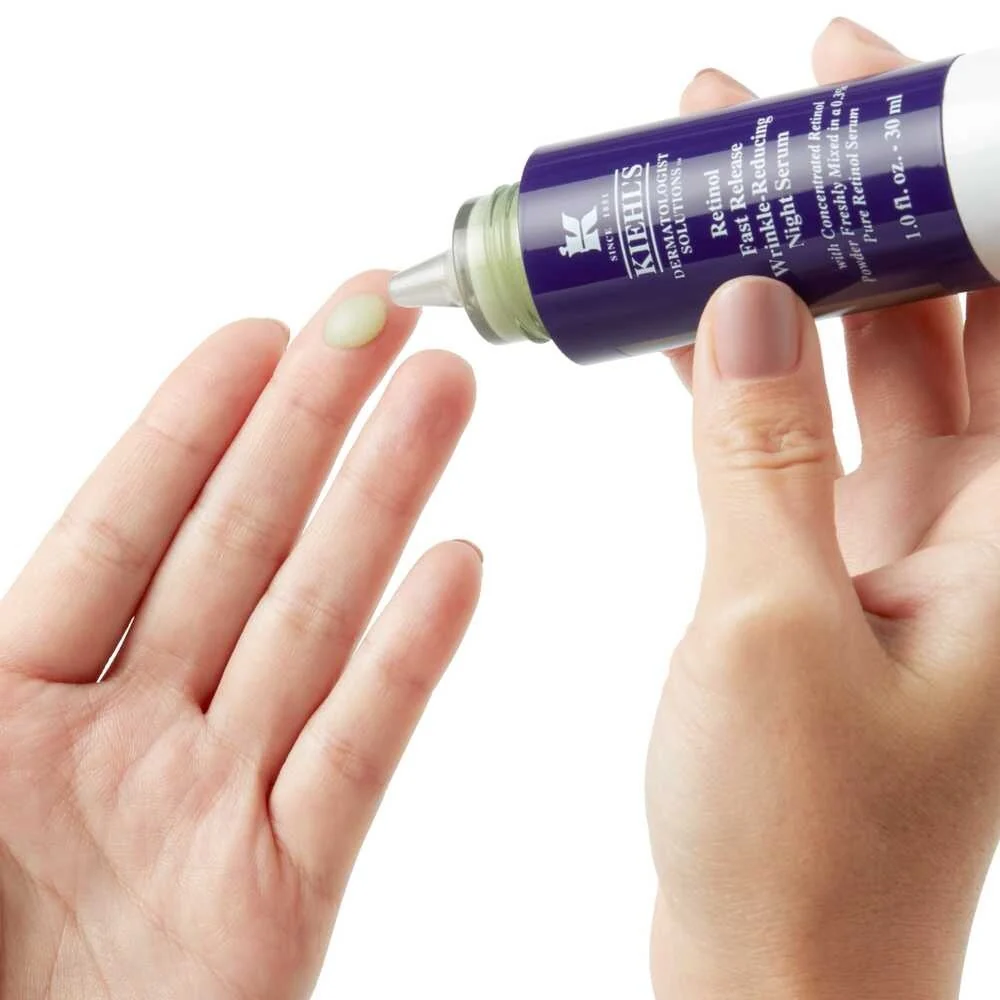 Ser de noapte cu eliberare rapidă de retinol pentru reducerea ridurilor - Tratament de noapte antirid, Ser facial antirid, Tratament regenerant