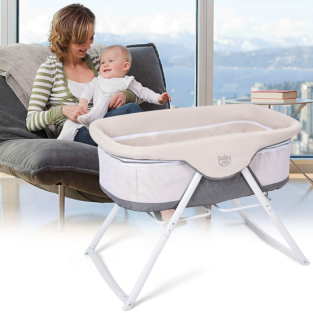 Reisebett Babywiege mit Matratze