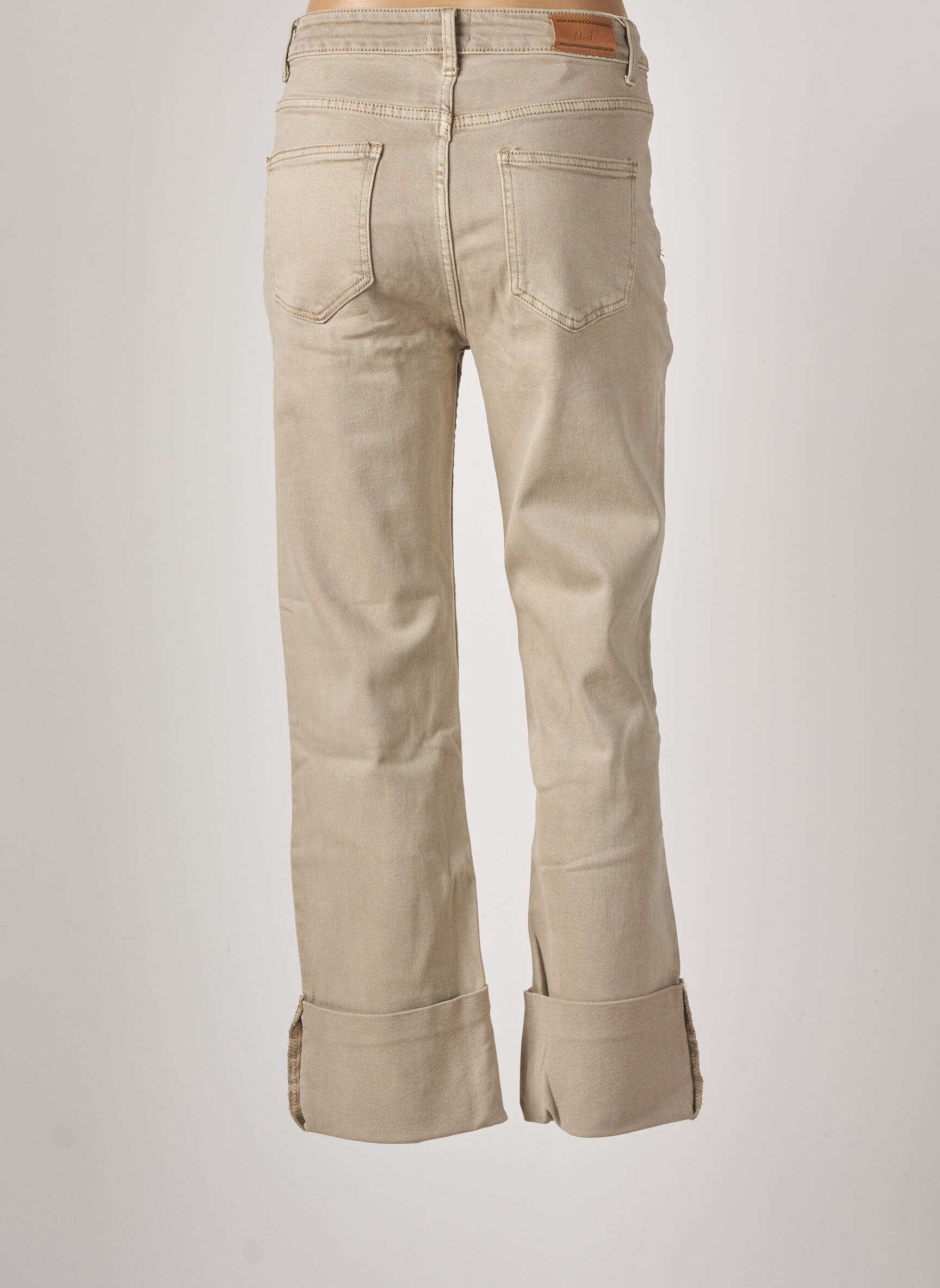 Nud Jeans Bootcut Femme couleur beige