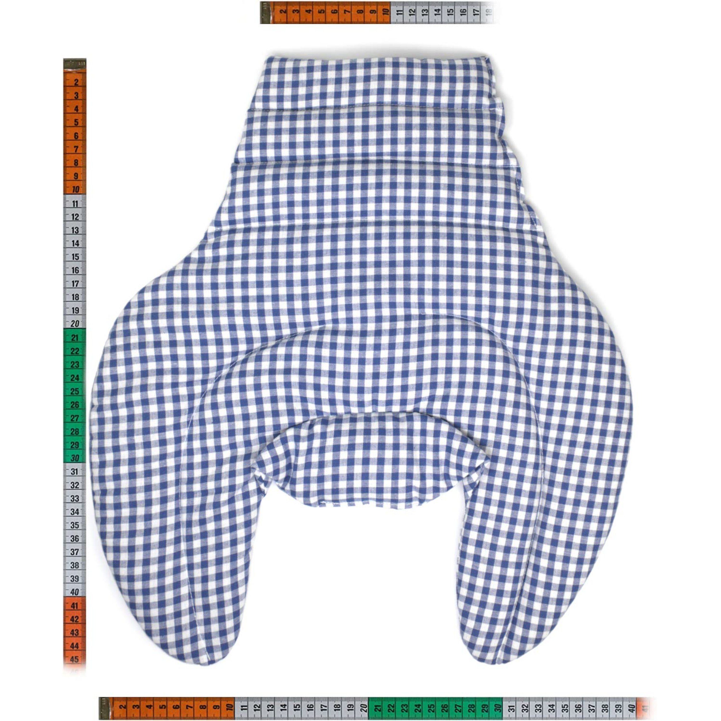 Giraffenland Wärmekissen Nackenhörnchen HWS Weizen - Nackenkissen - Wärmekissen, Wärme- (Mikrowelle/Backofen) o. Kältekissen (Kühlschrank/Gefriertruhe)