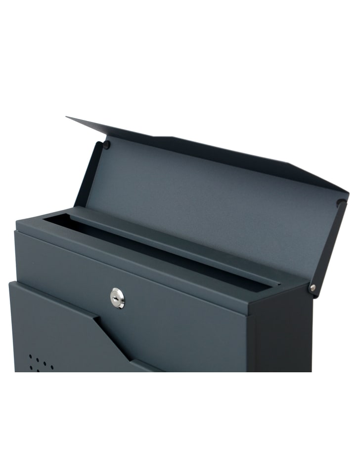 MCW Briefkasten B30 mit Zeitungsfach, Anthrazit günstig kaufen onesize