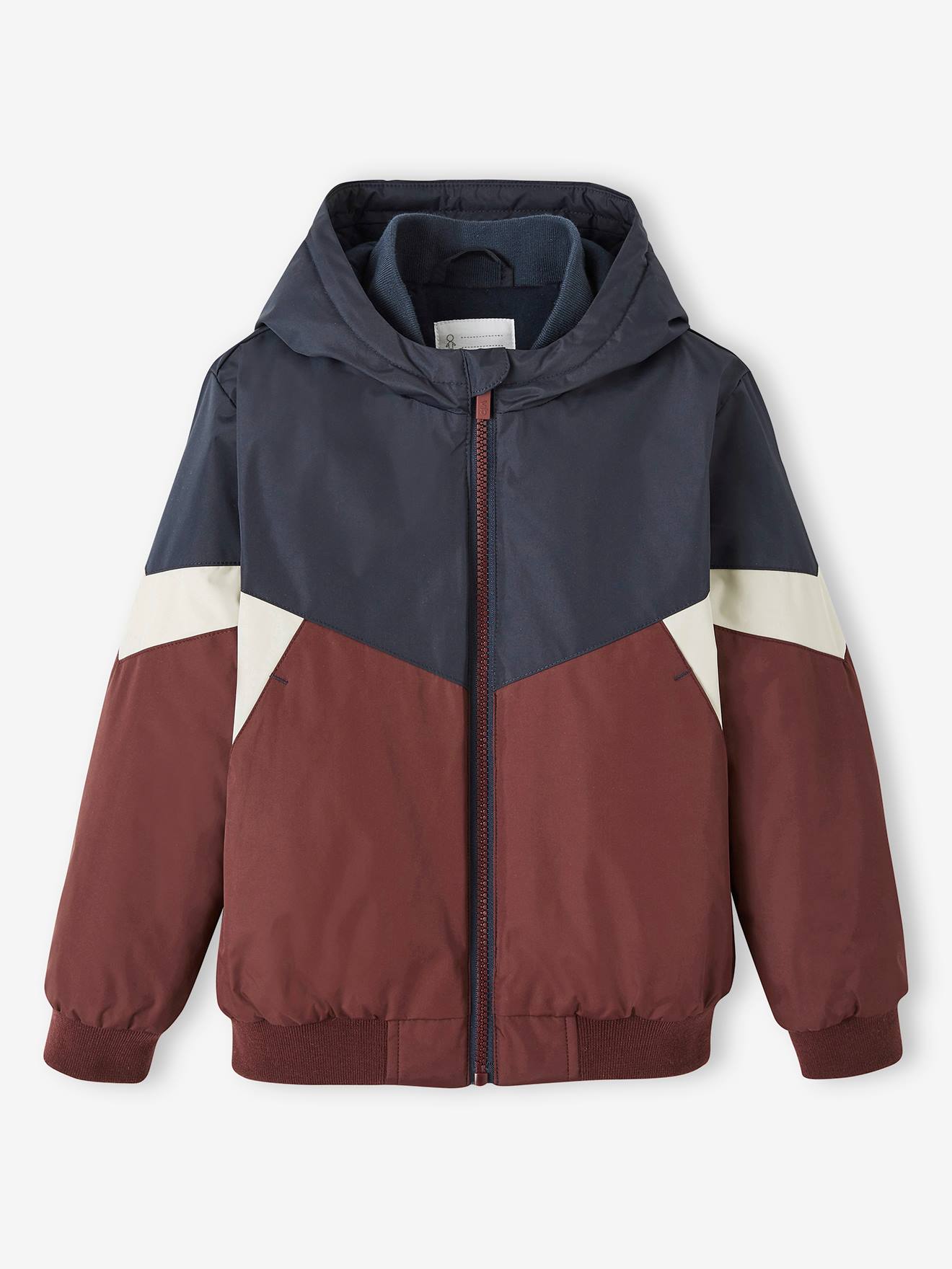 Blouson coupe-vent colorblock garçon colorblock chamois