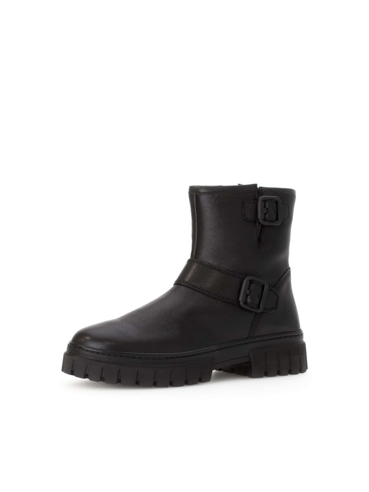 Gabor Comfort Biker Boots in schwarz günstig kaufen