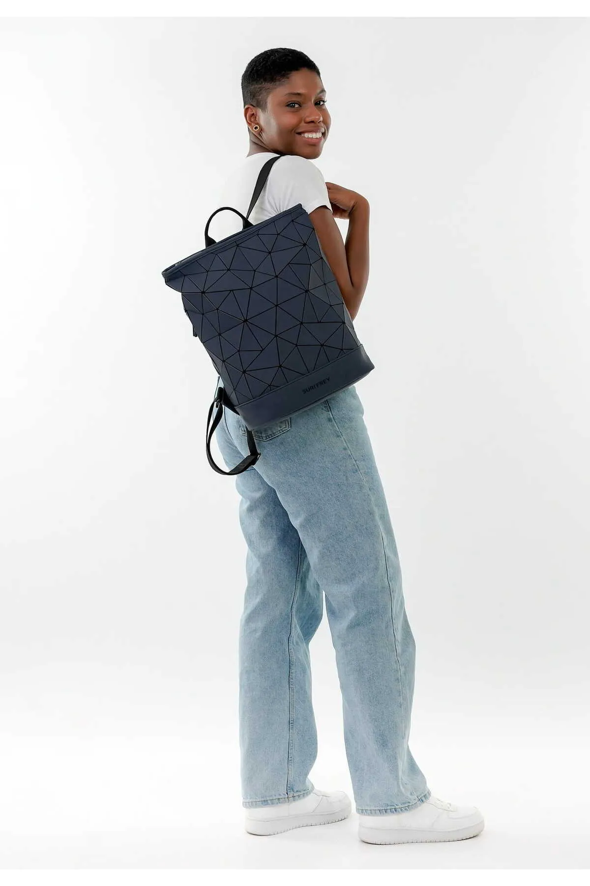 SURI FREY  Rucksack - Blau - Unifarben
