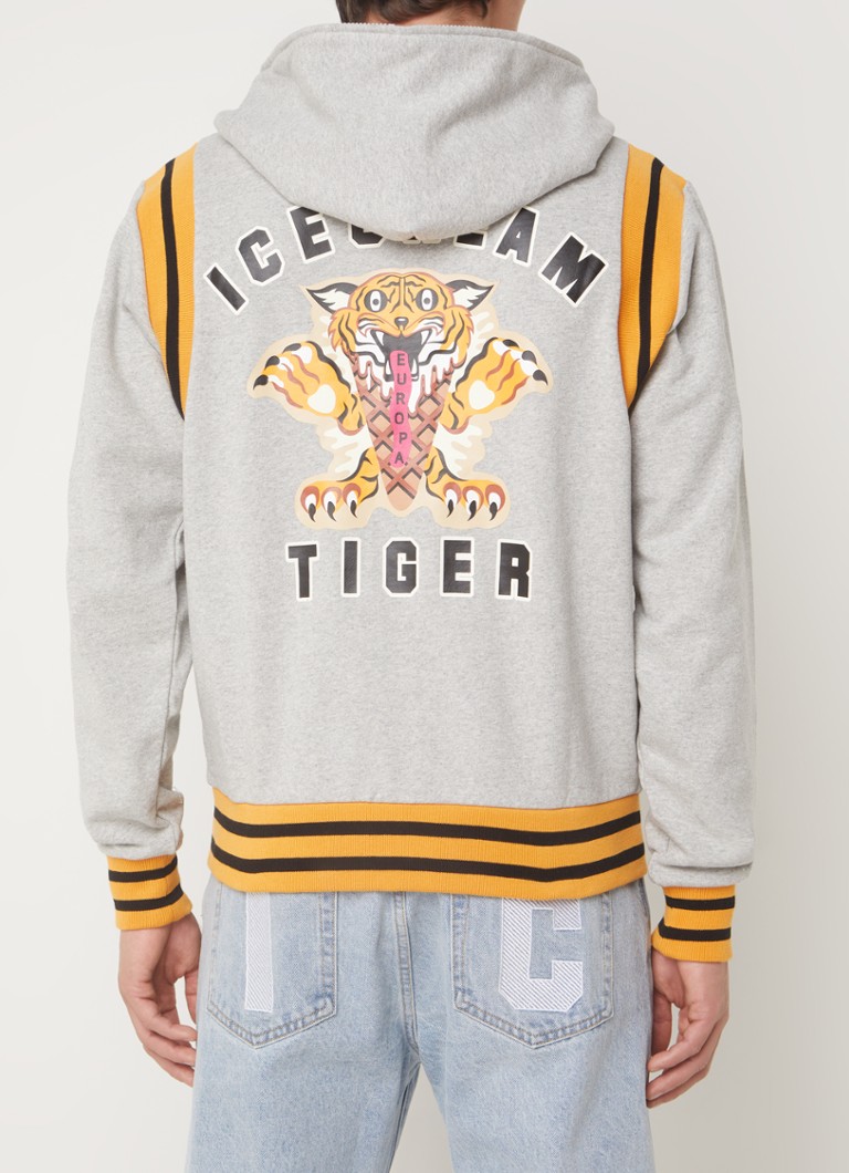 ICE CREAM Tiger pulóver hímzéssel és hátulnyomattal
