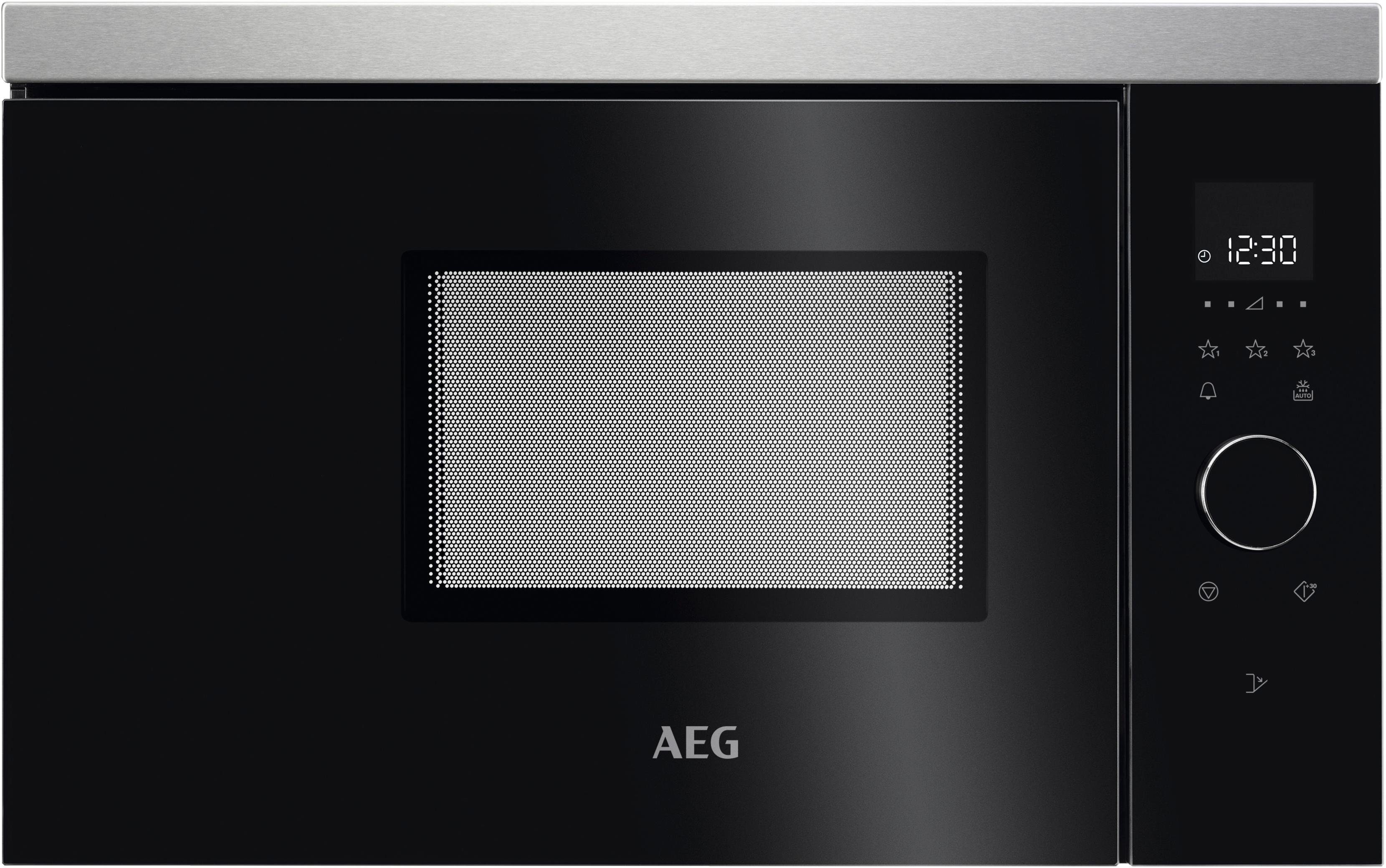 AEG Einbau-Mikrowelle MBB1756SEM, Mikrowelle, 17 l, Touch-Bedienung
