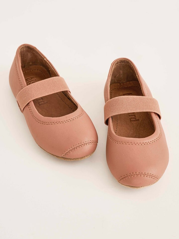 bisgaard Leder-Ballerinas in Beige günstig kaufen