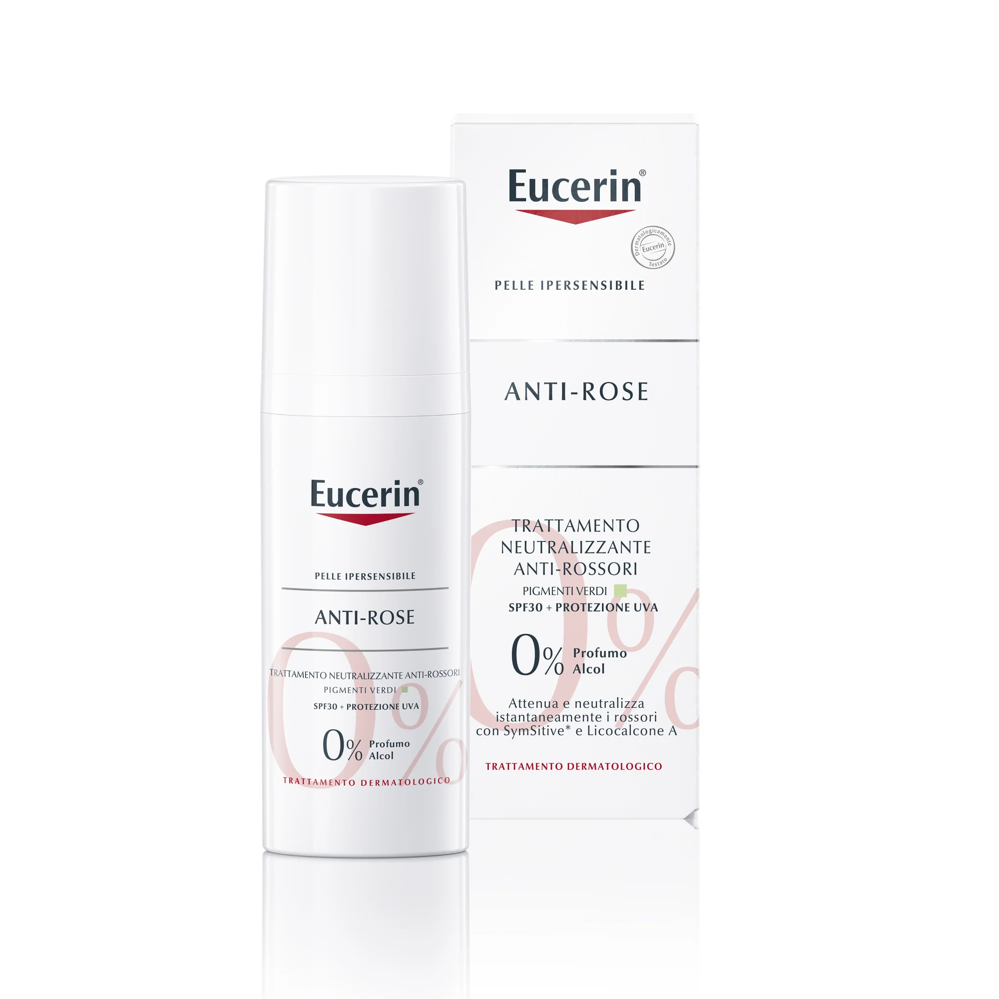 Tratamiento de día neutralizante anti-enrojecimiento para pieles hipersensibles con SPF 25 - Crema facial de día calmante