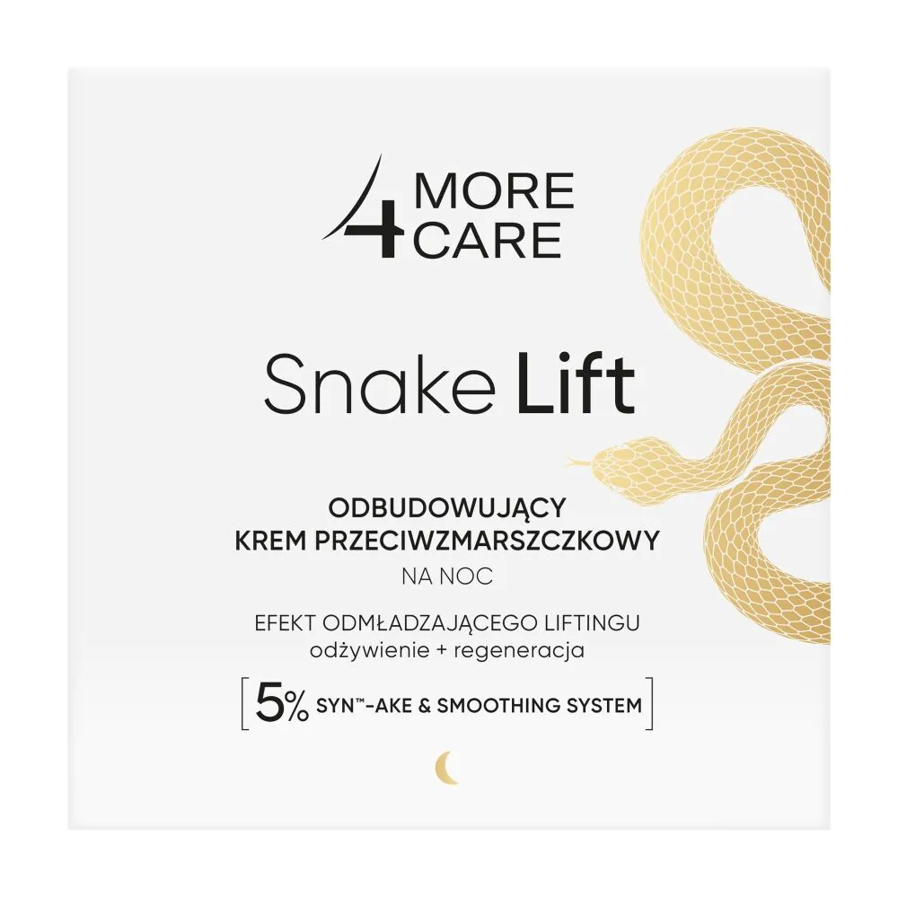 More4Care Snake Lift regenerirajuća noćna krema protiv bora