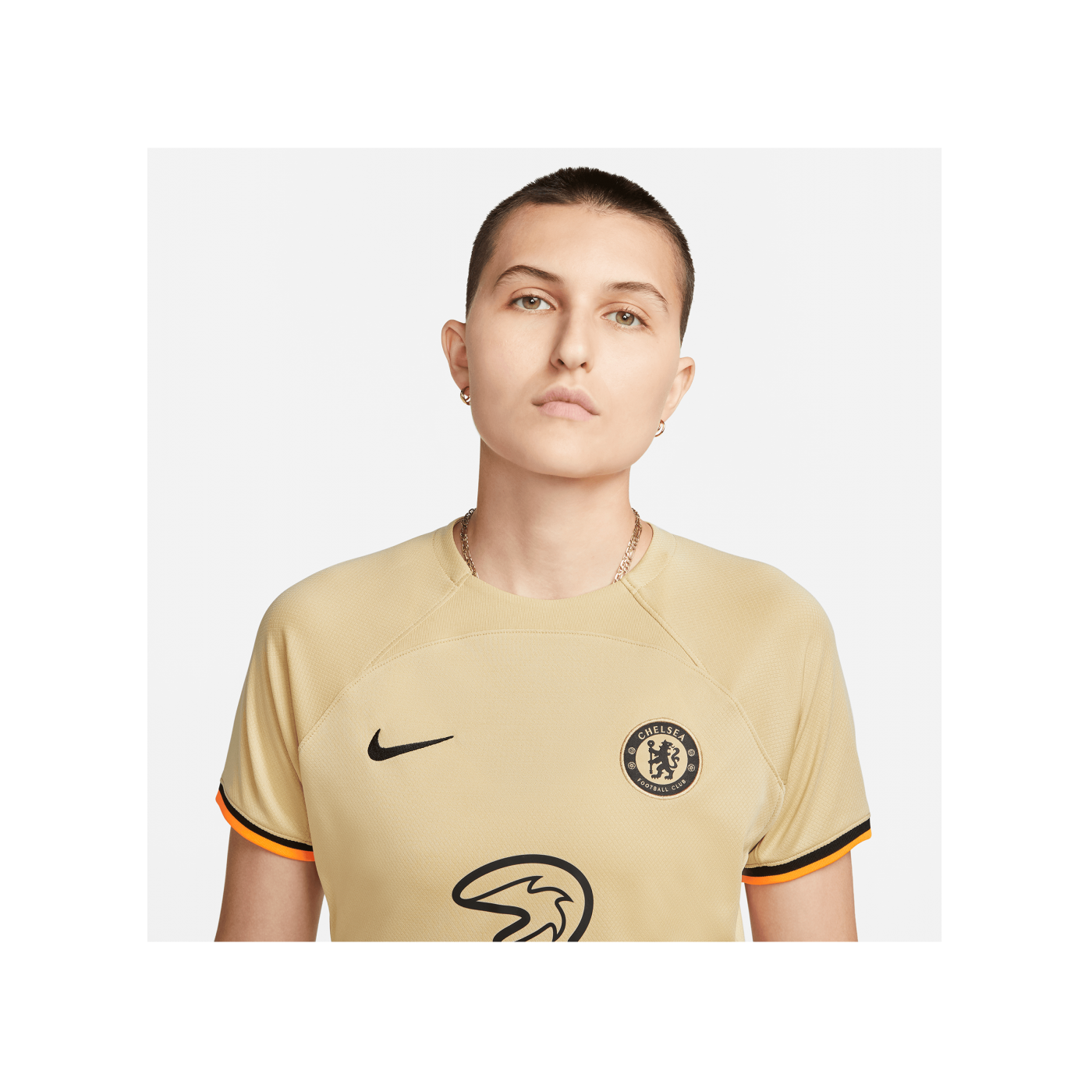 Nike FC Chelsea London Trikot UCL 2022/2023 Damen Beige F253