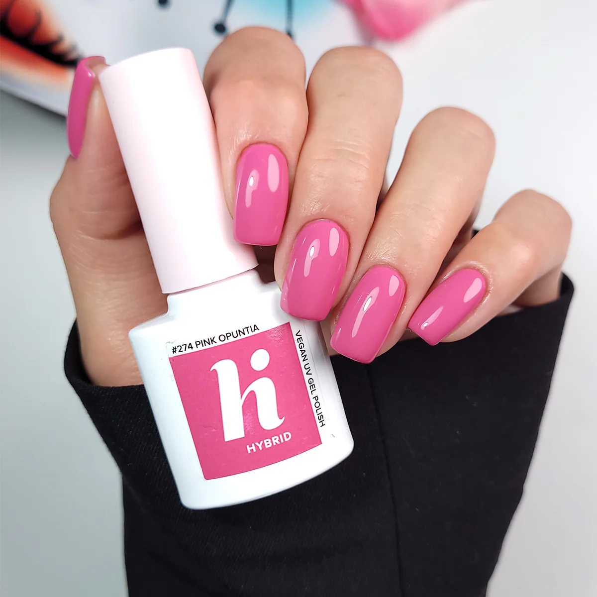 UV gel lak Fiesta poltrajni lak za nohte - lak za nohte z gel efektom