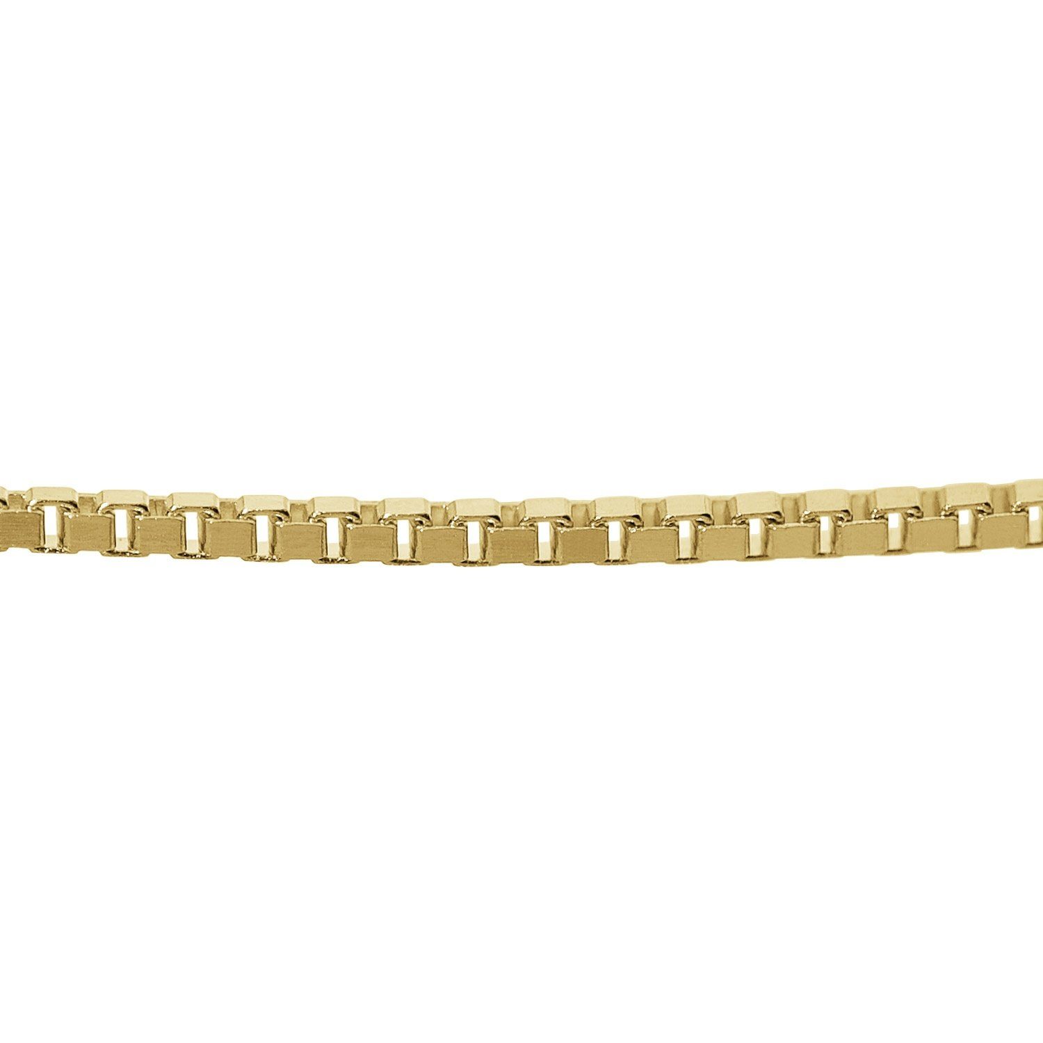 trendor Kette mit Anhänger Kleeblatt Anhänger Gold 333 (8 Karat) + goldplattierte
