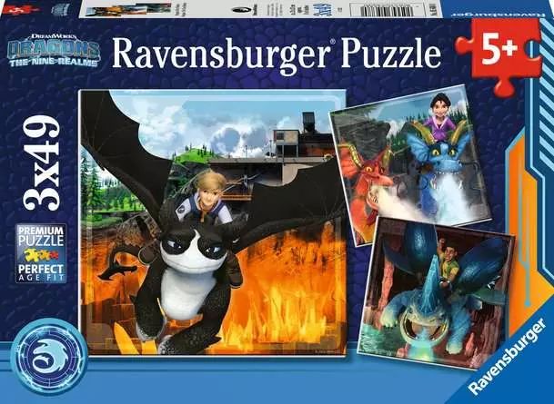 Kinderpuzzle ab 5 Jahren - Dragons: Die 9 Welten - 49 Teile