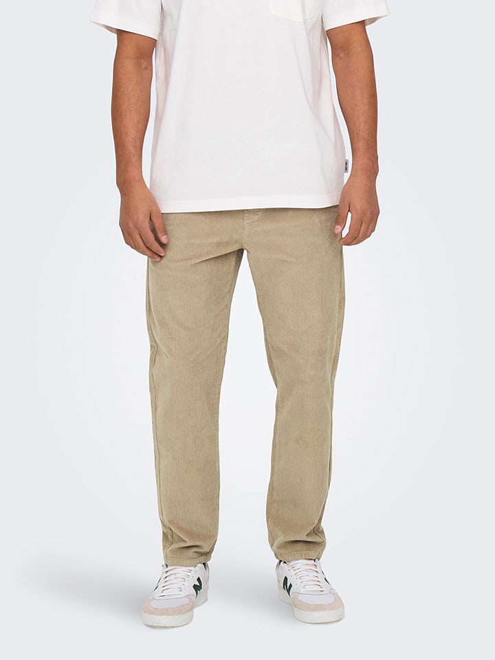 ONLY & SONS Hose in Beige günstig kaufen