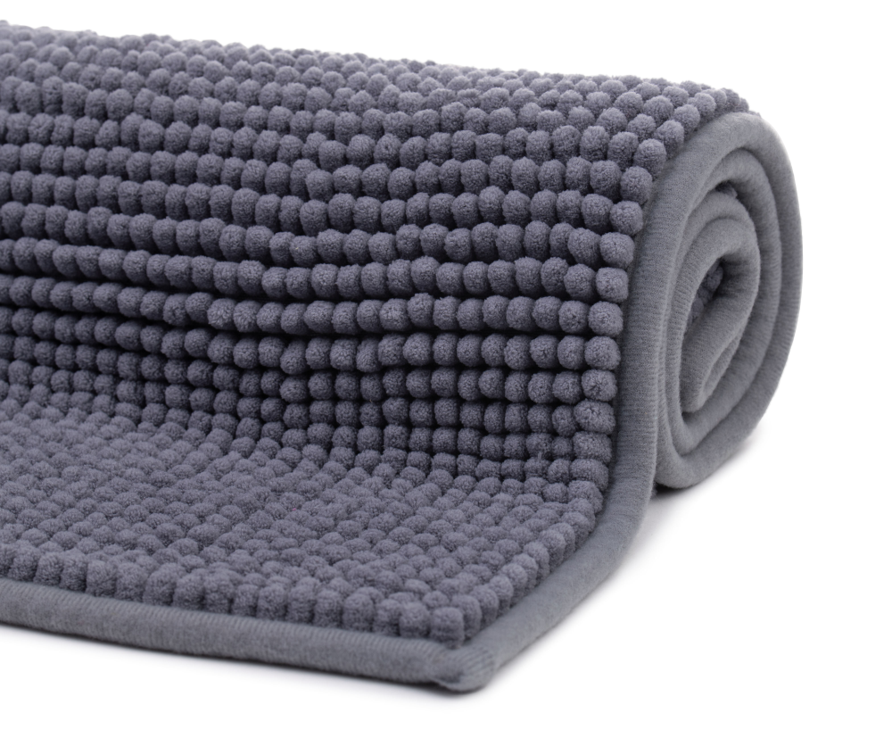 Duschvorlage Chenille anthrazit