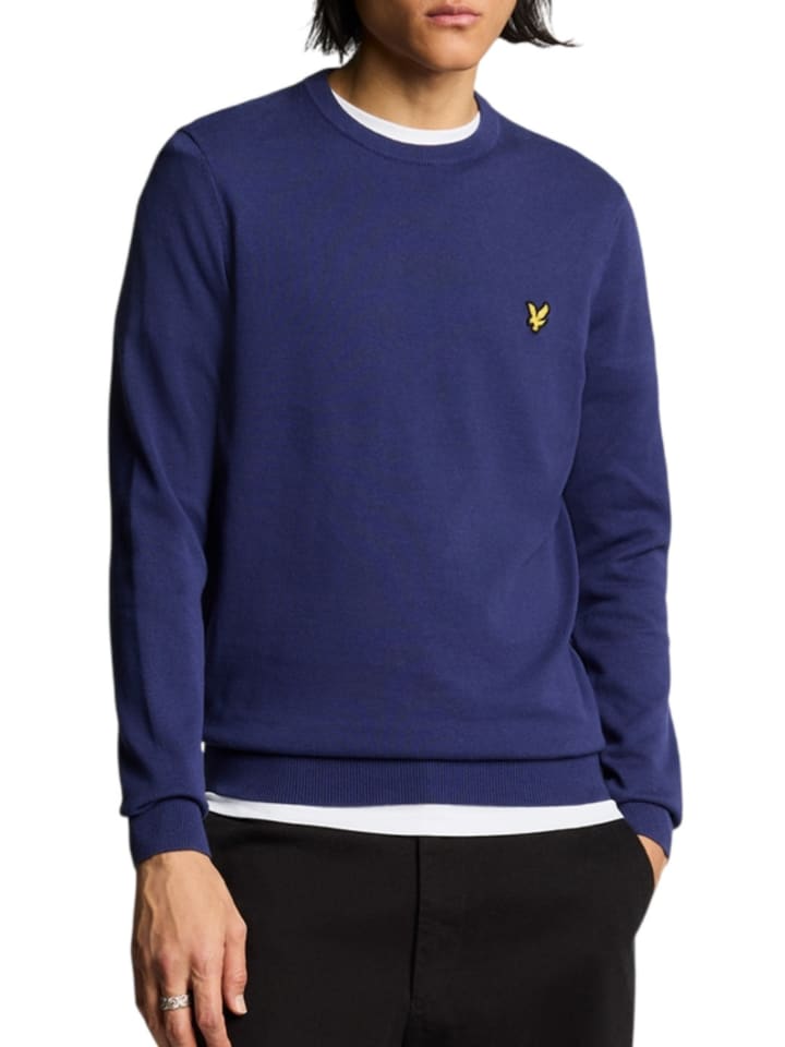 Lyle & Scott Strickpullover in Tiefes Indigo günstig kaufen