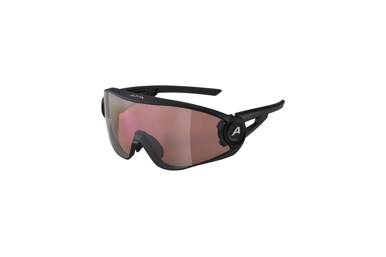 Alpina 5W1NG Q black matt / blue mirror lens