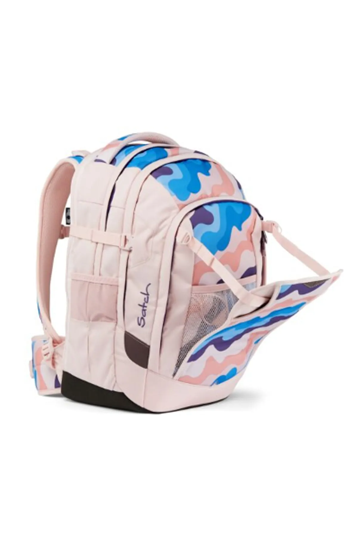 satch  Rucksack - Rosa - Unifarben
