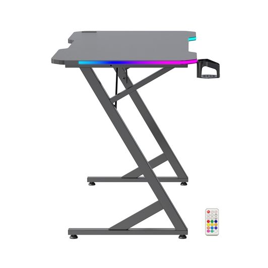 Birou de gaming EDENWOOD BG120 LED Negru
