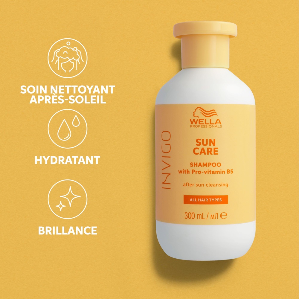 Wella Invigo Sun Shampoing nettoyant réparateur après-soleil Shampoing