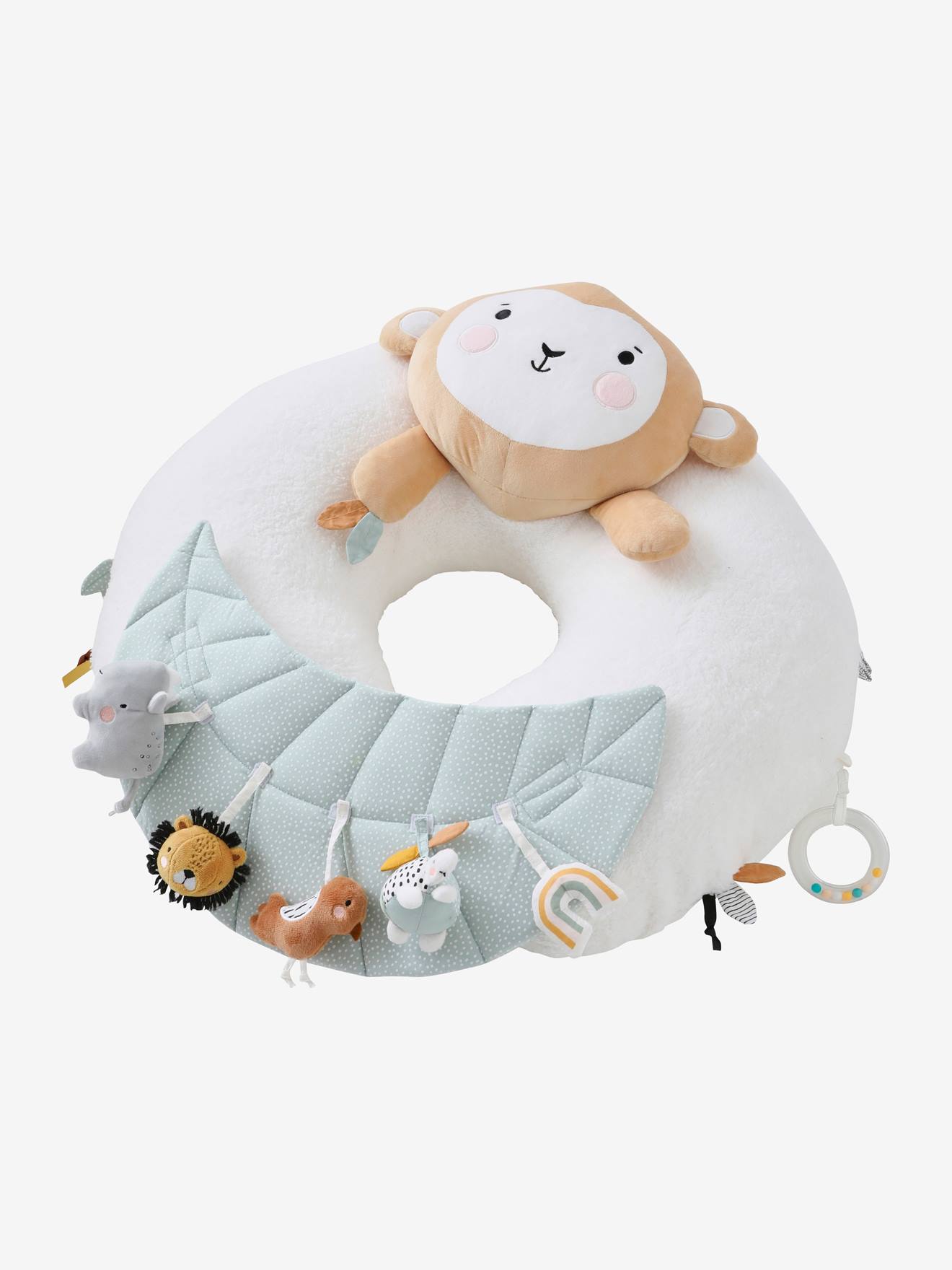 Coussin bébé des découvertes amis de la forêt