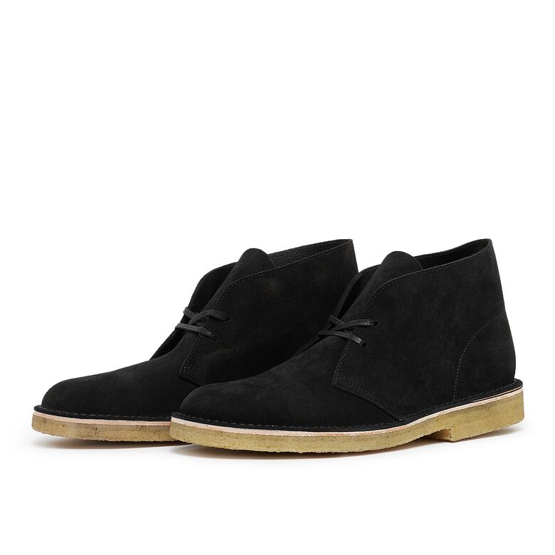 Clarks Desert Boot Suede black/gum