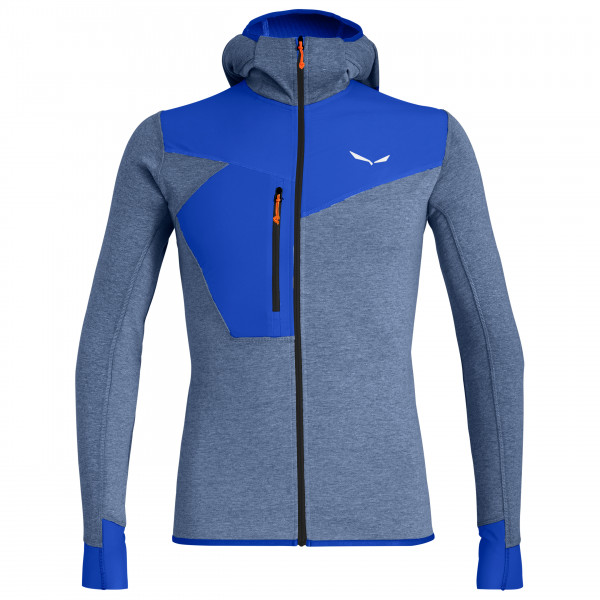 Salewa - Puez 2 Dry L/S Hood Full-Zip Tee - Fleecejacke