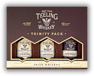 Teeling Whiskey Trinity Pack 3x0,05 Liter Single Grain, Small Batch, Single Malt Teeling Whiskey Trinity Pack 3x0,05 Liter Single Grain, Small Batch, Single Malt  0,15	 Liter - Vol 46%