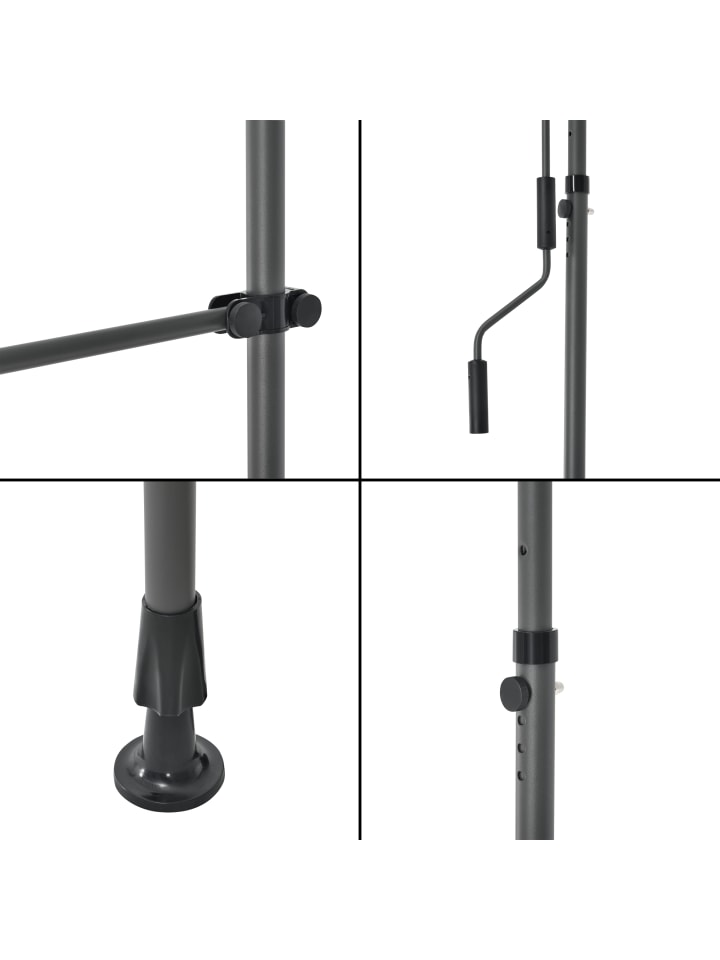 pro.tec Klemmmarkise in Dunkelblau Weiß (B)300cm günstig kaufen onesize