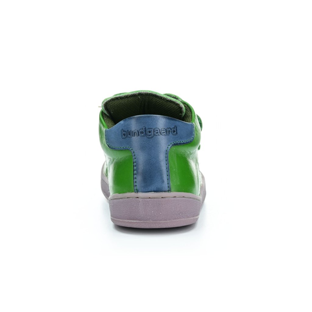 Bundgaard Blake Strap Green grüne Barfuß-Halbschuhe